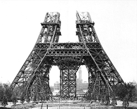 La Tour Eiffel in costruzione (1887-1889)